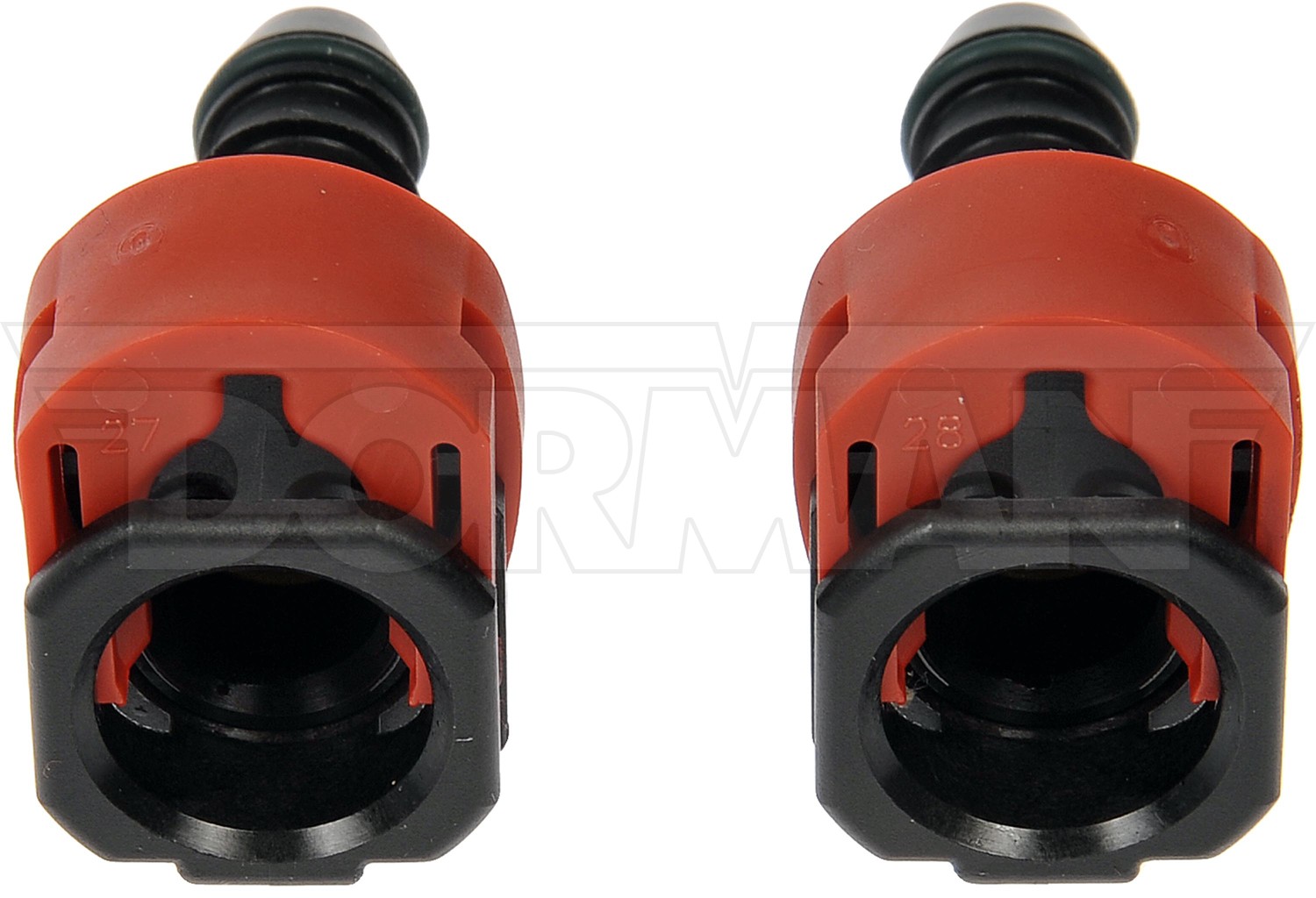 3/8 In. Fuel Line Connector, Straight To 3/8 In. Barbed