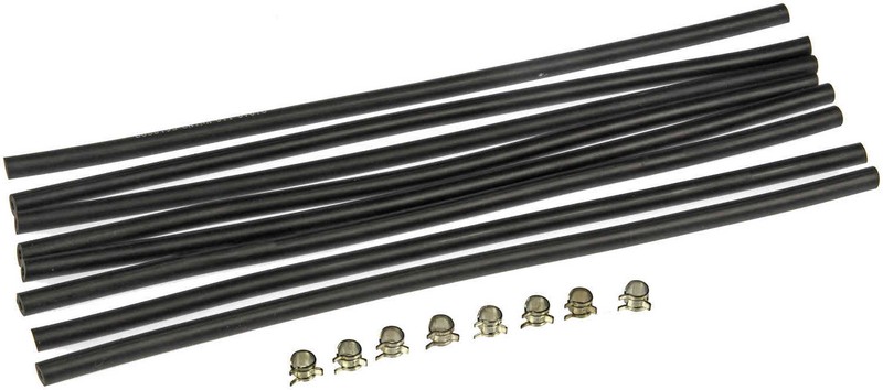 Diesel Fuel Injection Return Hose and Clamps