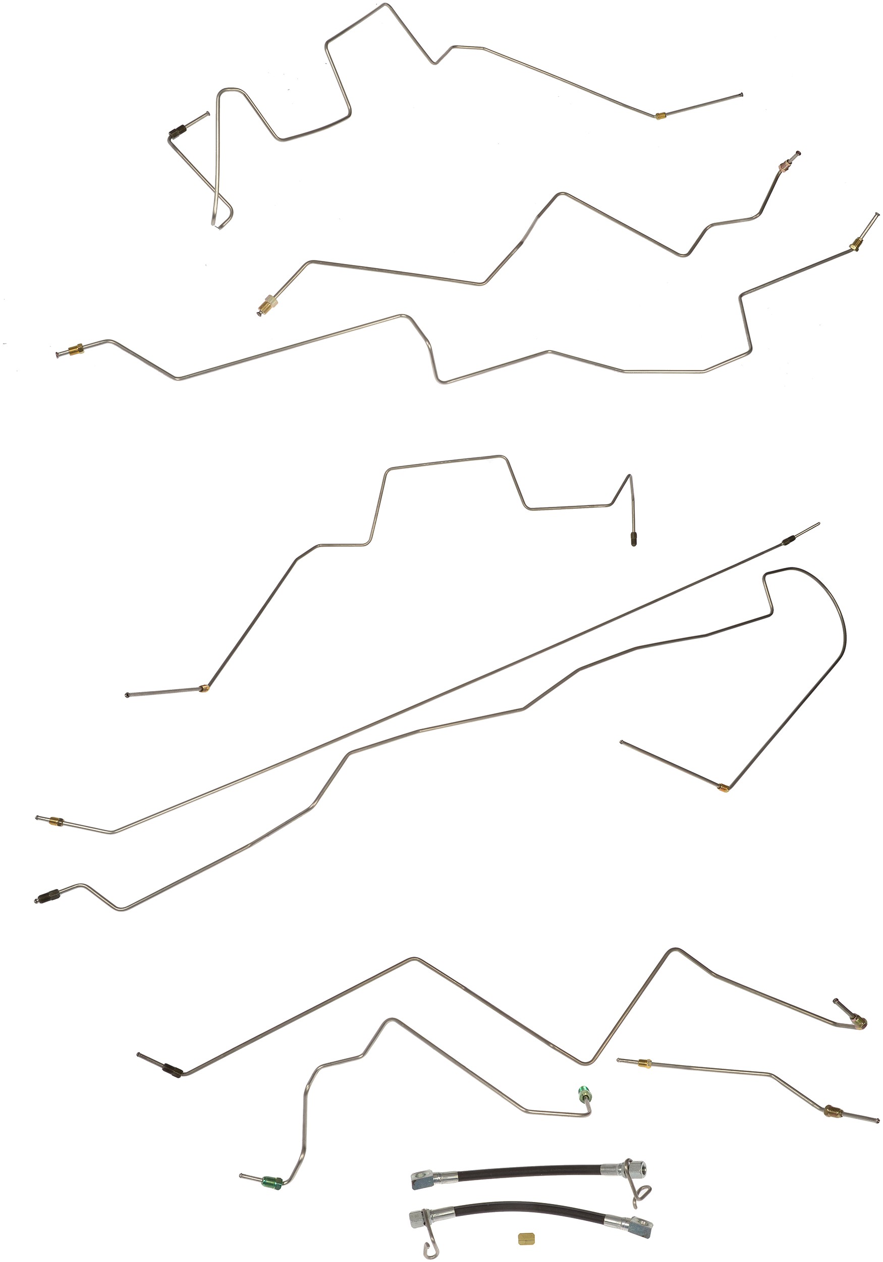 Stainless Steel Preformed Brake Line Kit