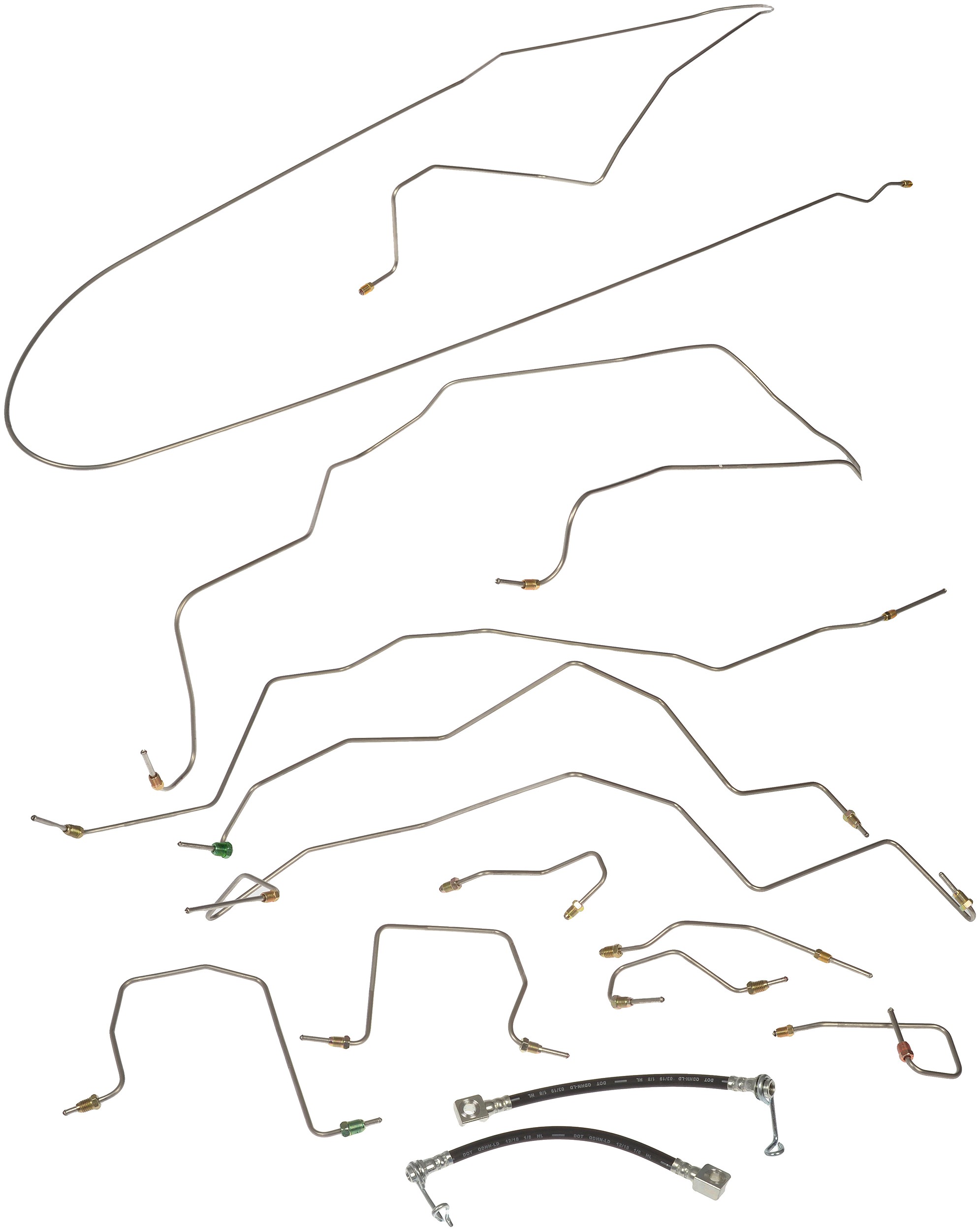 Stainless Steel Preformed Brake Line Kit