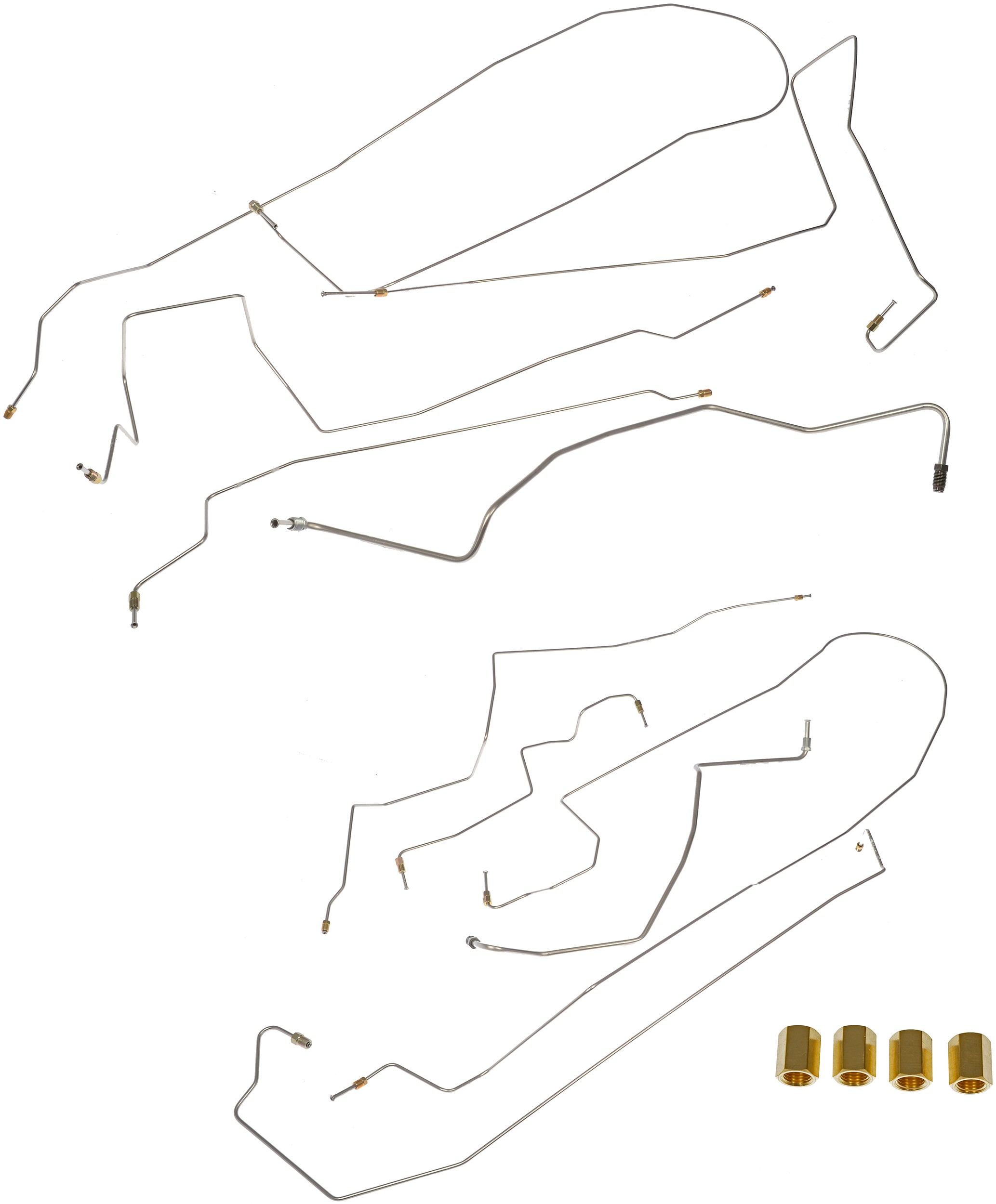 Stainless Steel Preformed Brake Line Kit