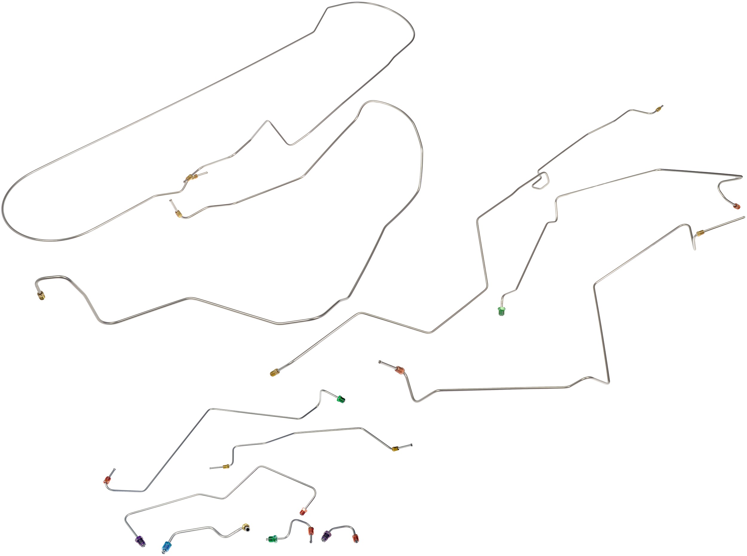Stainless Steel Preformed Brake Line Kit