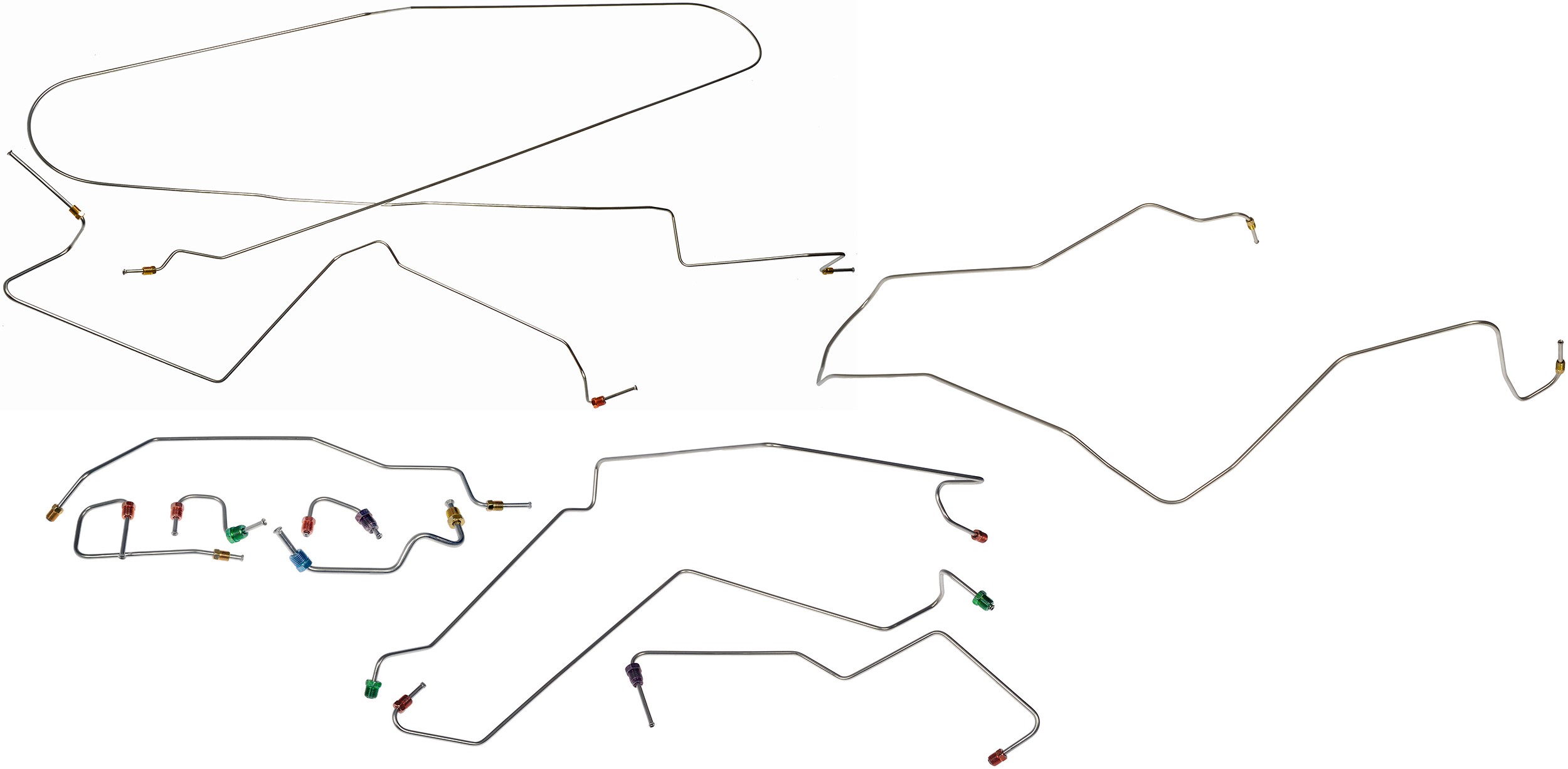 Stainless Steel Preformed Brake Line Kit