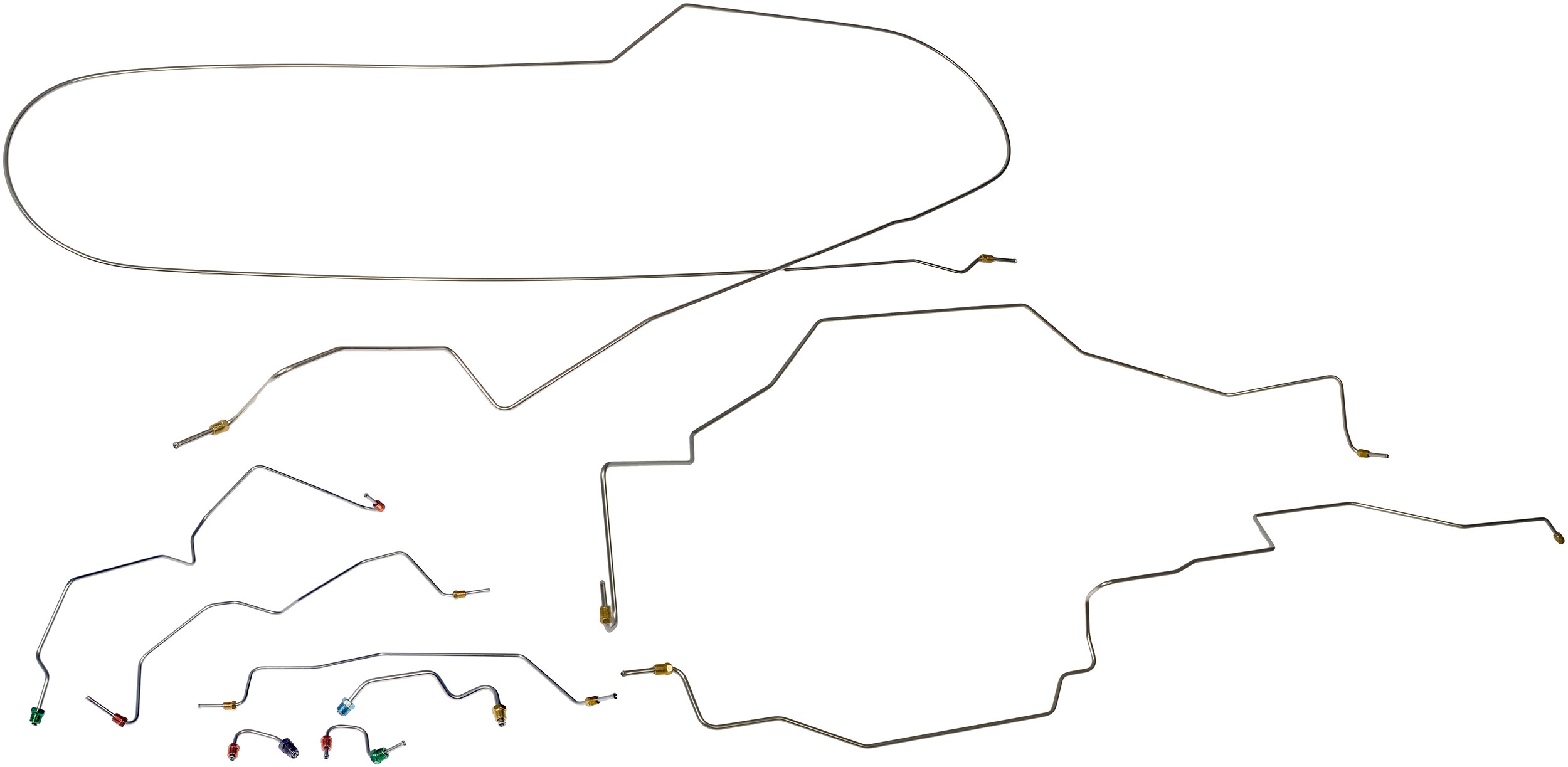 Stainless Steel Preformed Brake Line Kit