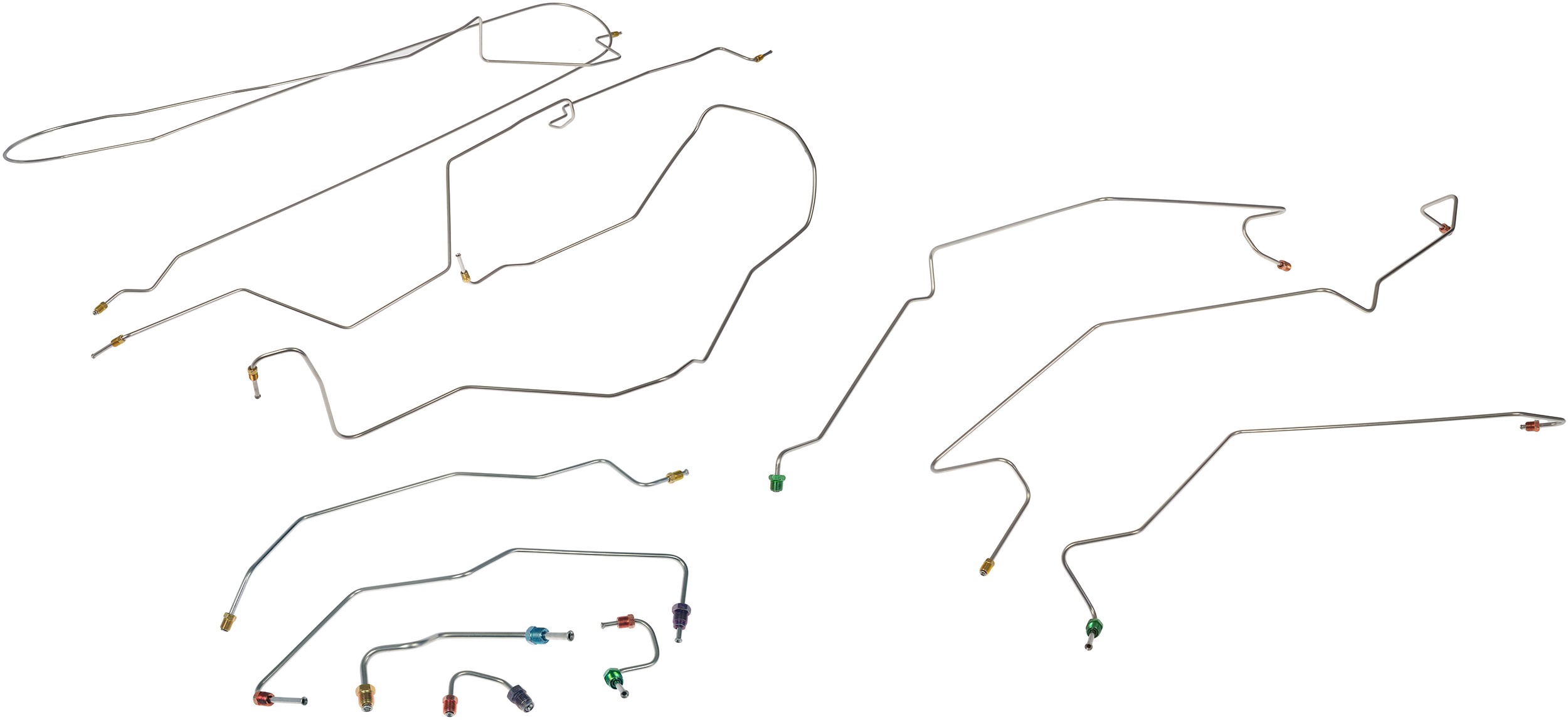 Stainless Steel Preformed Brake Line Kit