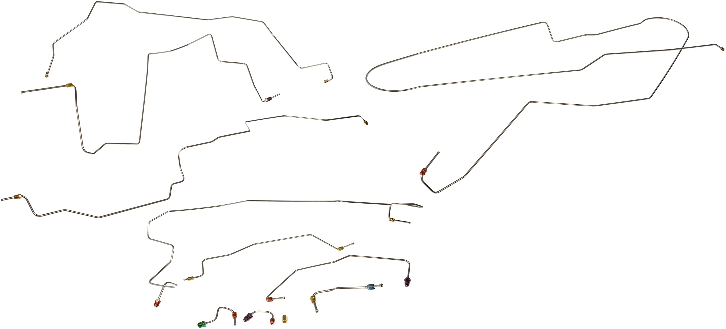 Stainless Steel Preformed Brake Line Kit