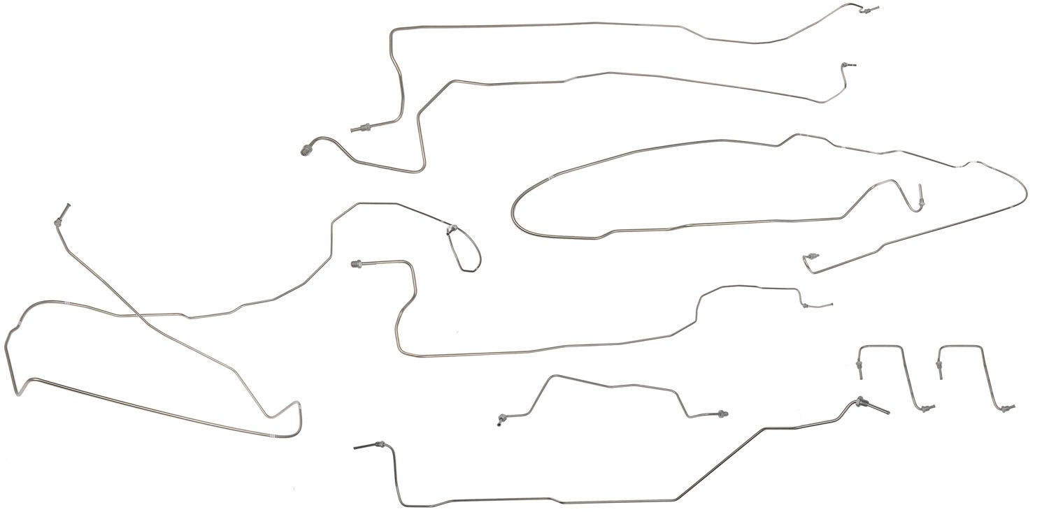 Stainless Steel Preformed Brake Line Kit