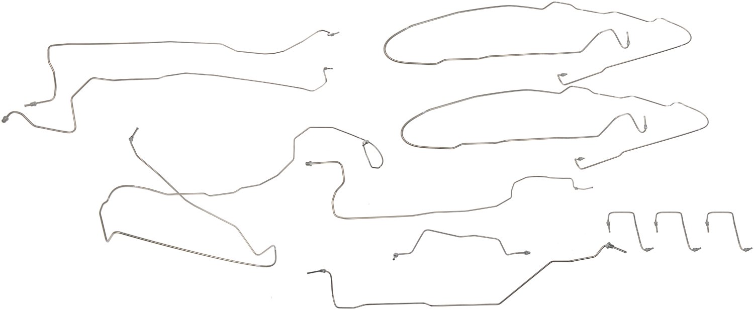 Stainless Steel Preformed Brake Line Kit