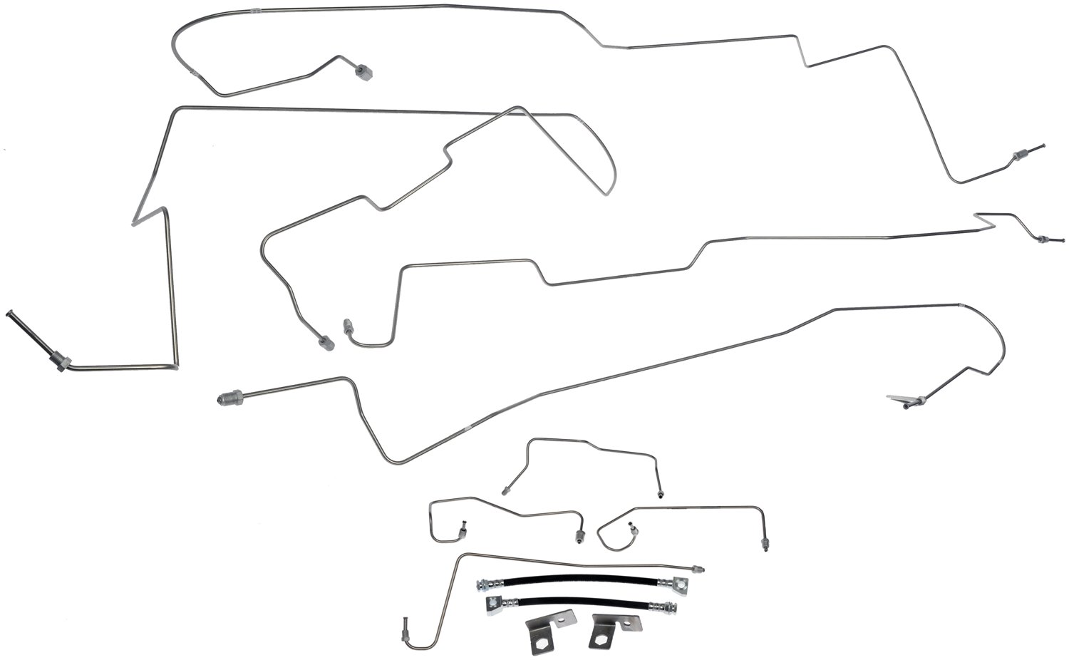 Stainless Steel Preformed Brake Line Kit