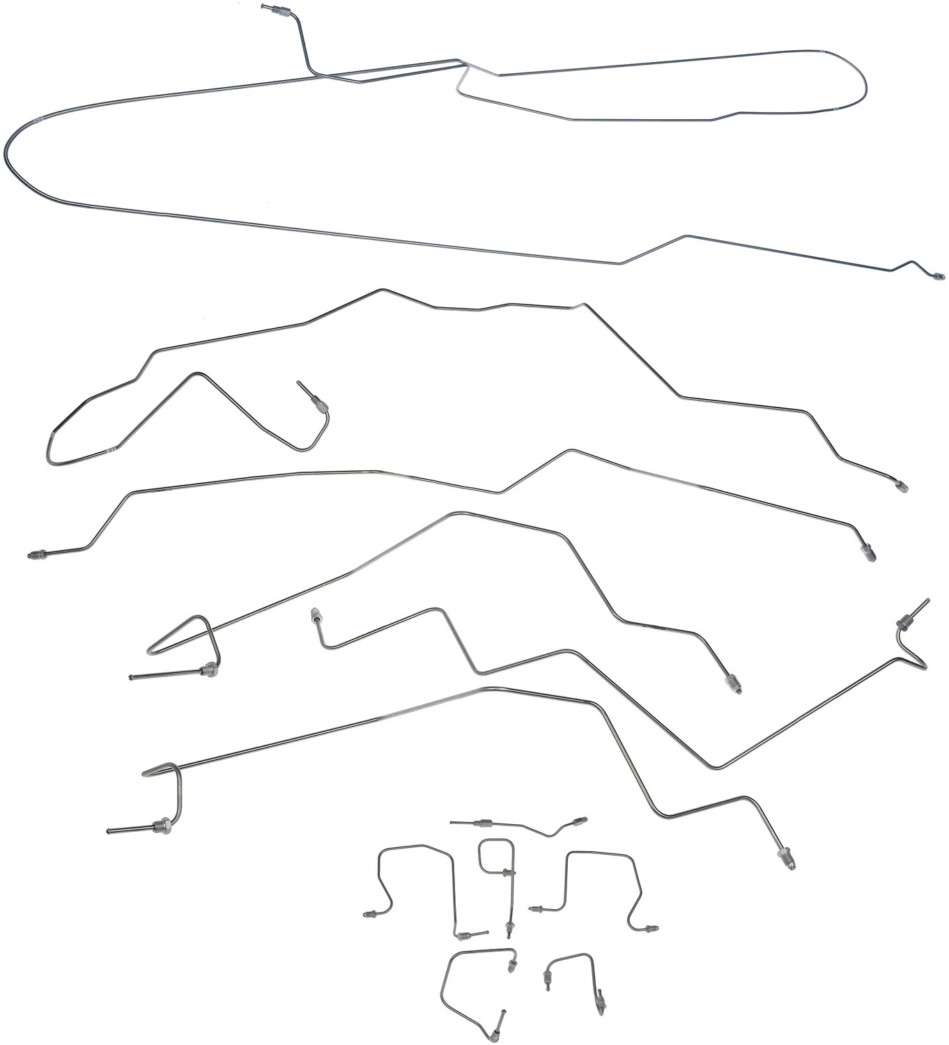 Stainless Steel Preformed Brake Line Kit