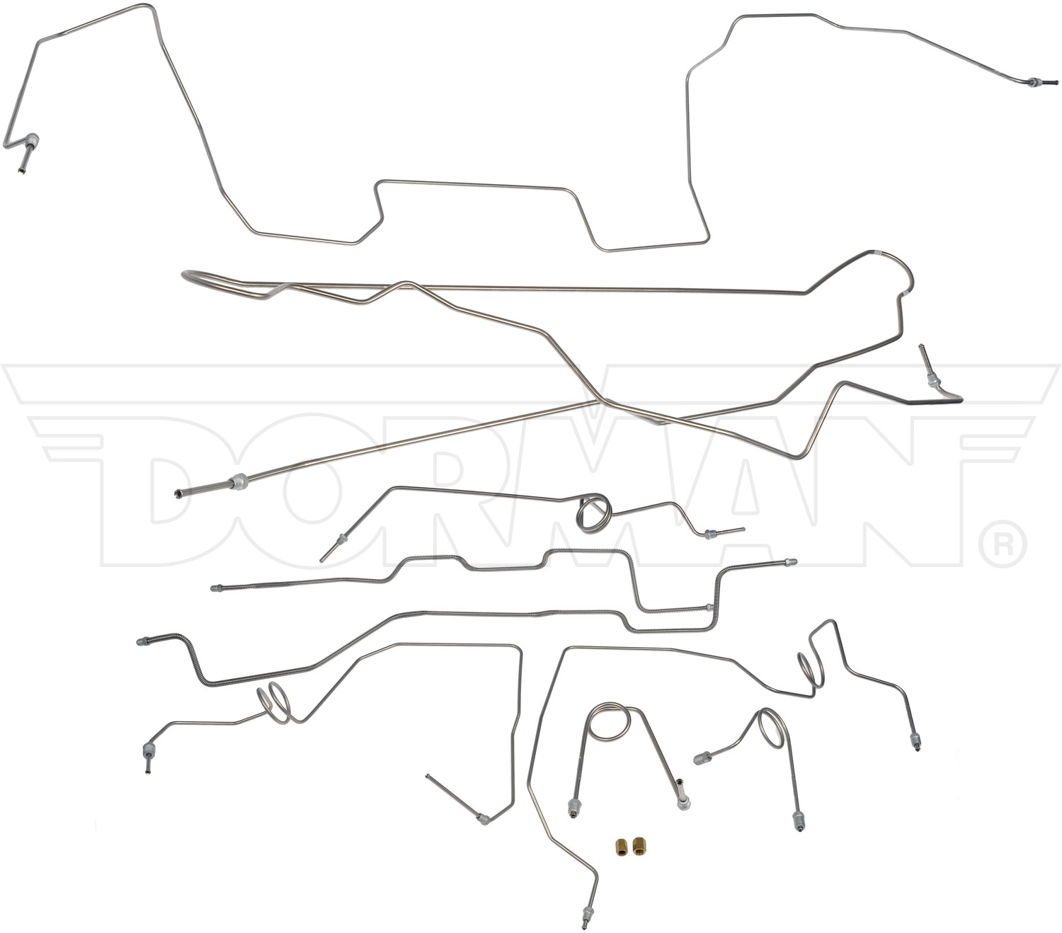 Stainless Steel Preformed Brake Line Kit
