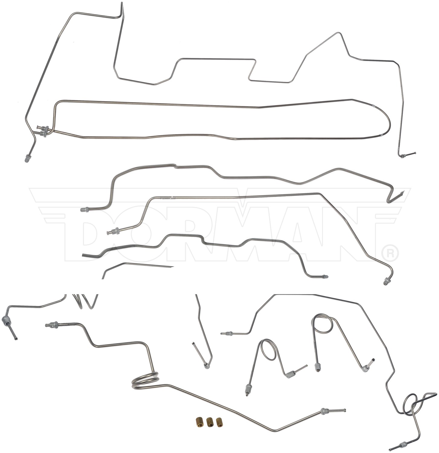Stainless Steel Preformed Brake Line Kit