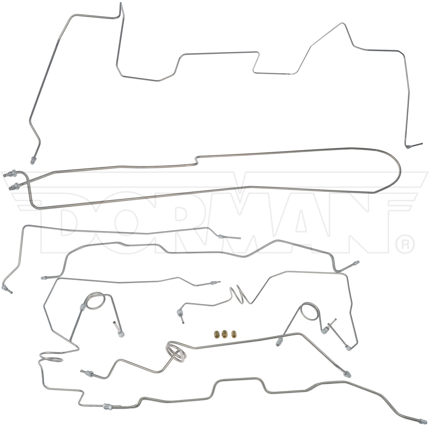 Stainless Steel Preformed Brake Line Kit