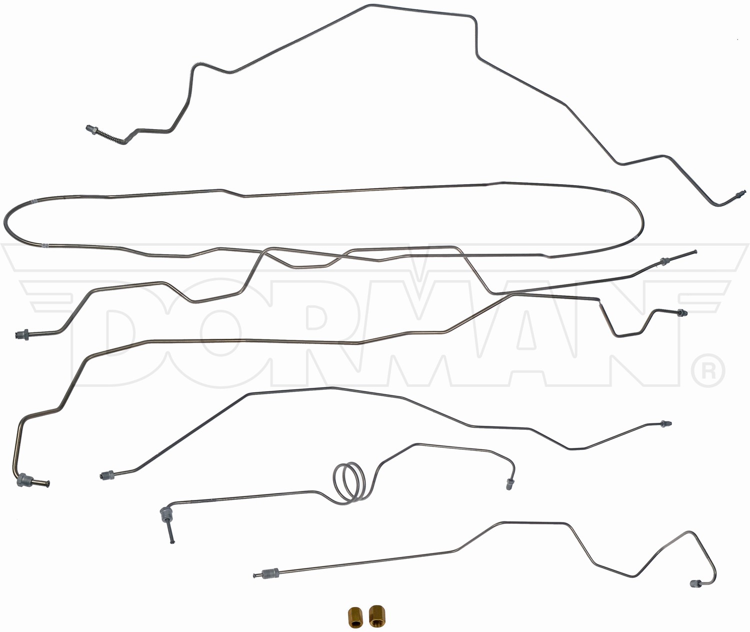 Stainless Steel Preformed Brake Line Kit