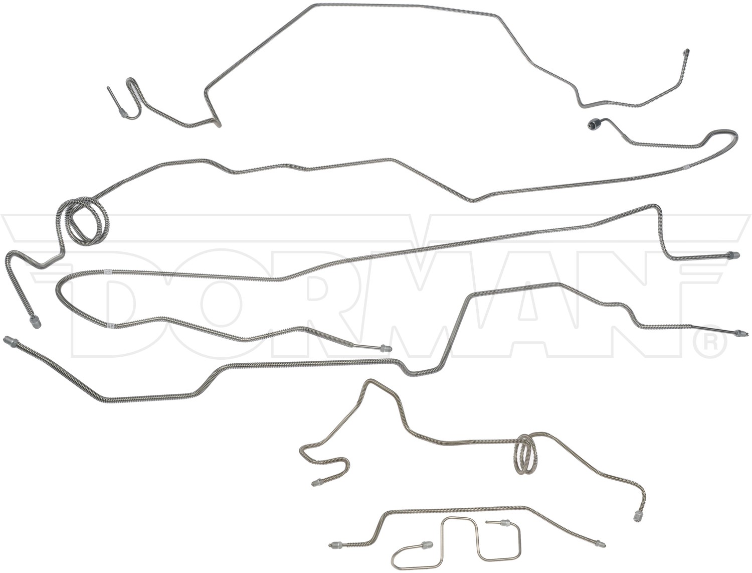 Stainless Steel Preformed Brake Line Kit
