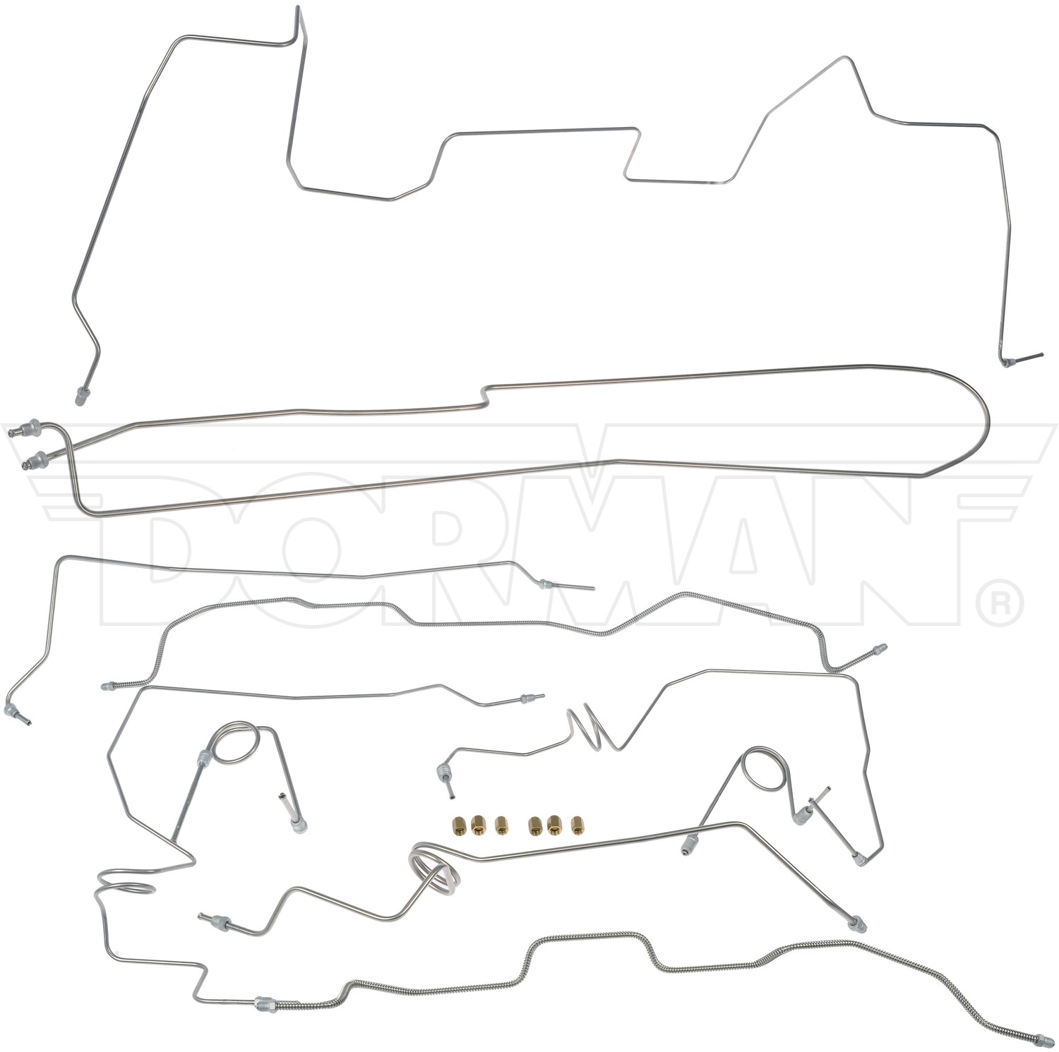 Stainless Steel Preformed Brake Line Kit
