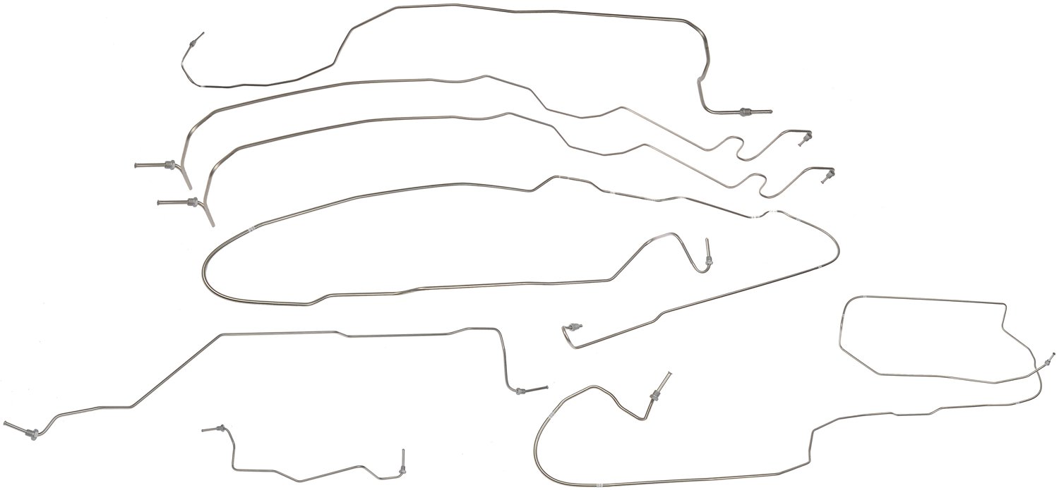 Stainless Steel Preformed Brake Line Kit