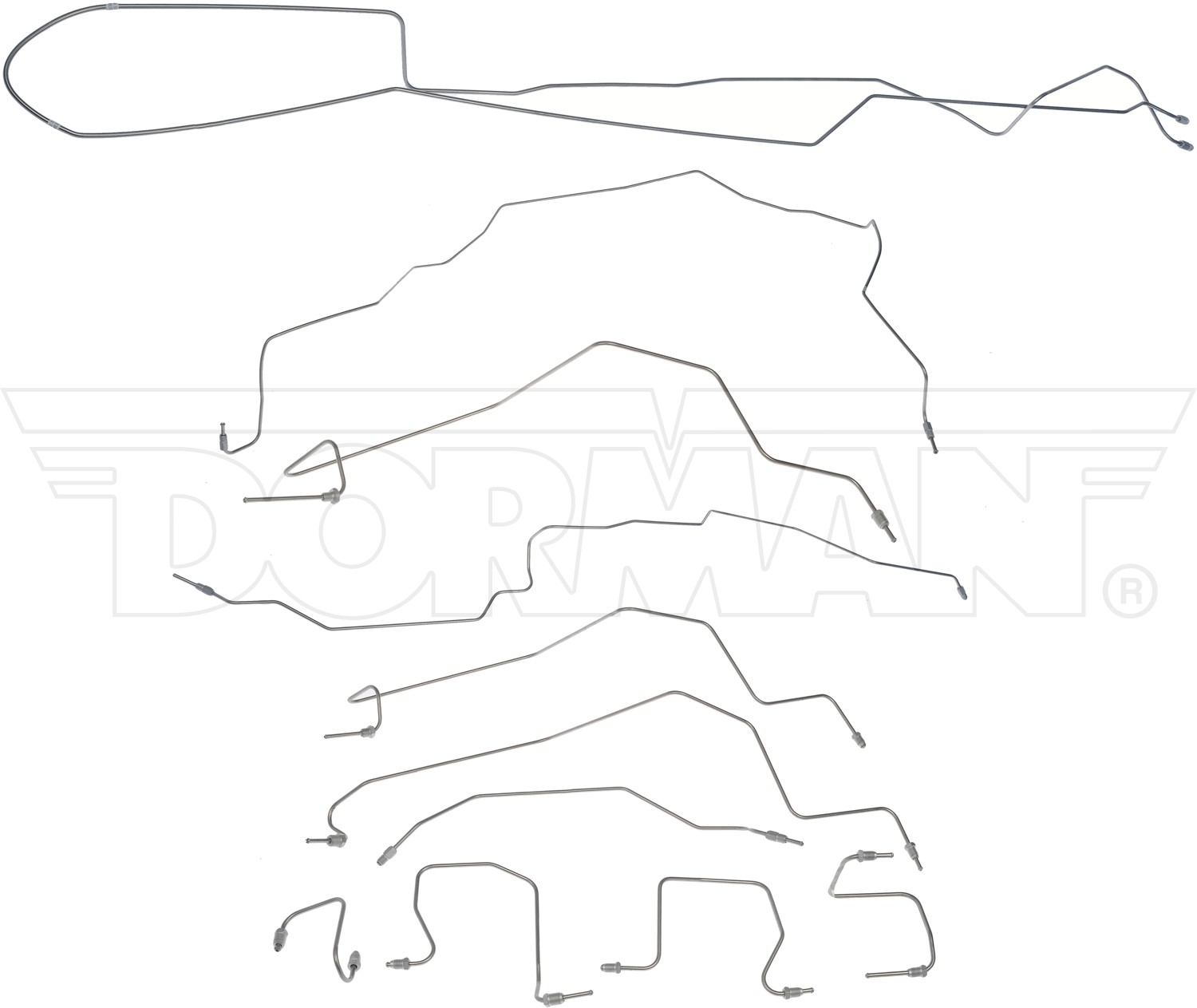 Stainless Steel Preformed Brake Line Kit