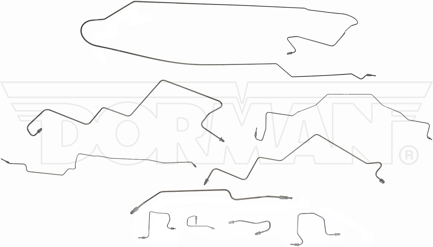 Stainless Steel Preformed Brake Line Kit