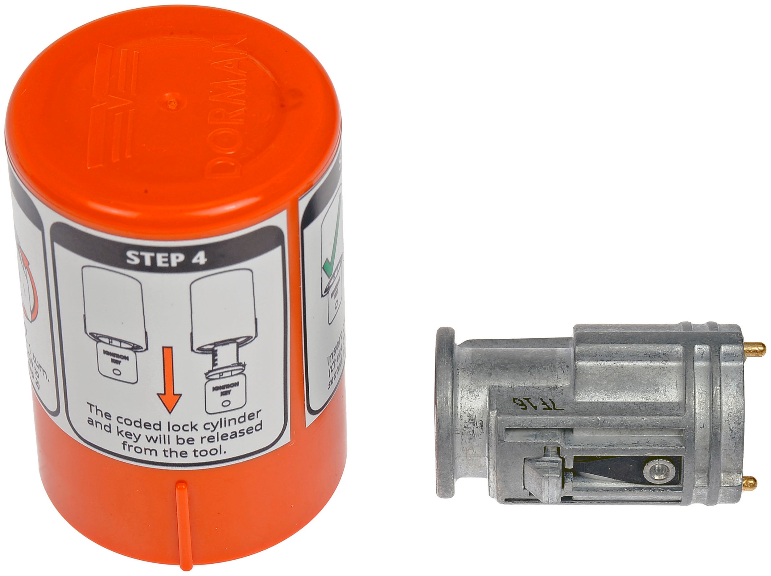 Mechanical Key Relearn Ignition Lock Cylinder