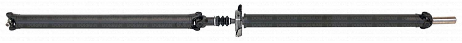 Rear 2-Piece Steel Driveshaft Assembly