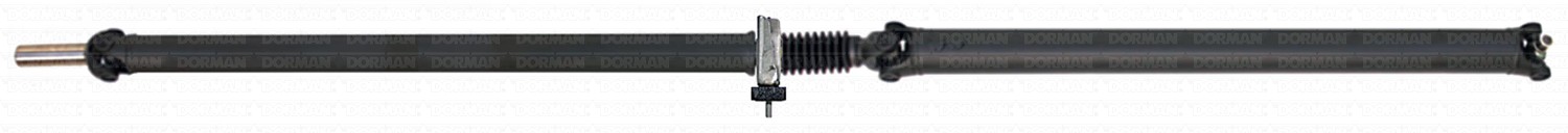 Rear 2-Piece Steel Driveshaft Assembly