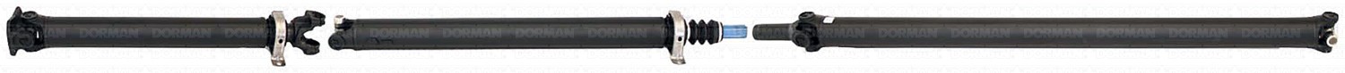 Rear 3-Piece Steel Driveshaft Assembly