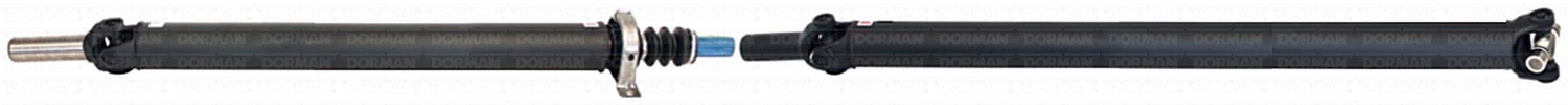 Rear 2-Piece Steel Driveshaft Assembly