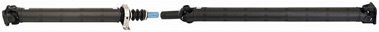 Rear 2-Piece Steel Driveshaft Assembly