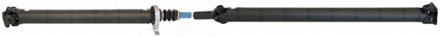 Rear 2-Piece Steel Driveshaft Assembly