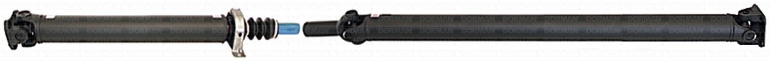 Rear 2-Piece Steel Driveshaft Assembly