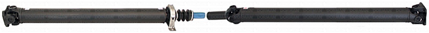 Rear 2-Piece Steel Driveshaft Assembly