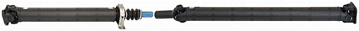 Rear 2-Piece Steel Driveshaft Assembly