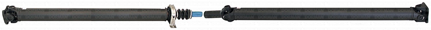 Rear 2-Piece Steel Driveshaft Assembly