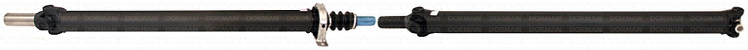 Rear 2-Piece Steel Driveshaft Assembly