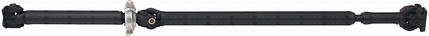 Rear 2-Piece Steel Driveshaft Assembly