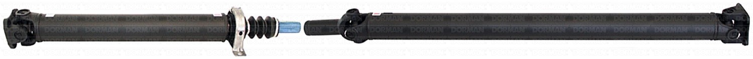 Rear 2-Piece Steel Driveshaft Assembly