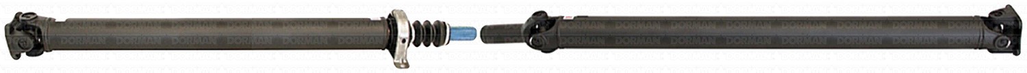 Rear 2-Piece Steel Driveshaft Assembly