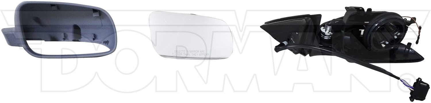 Passenger Power Door Mirror Assembly