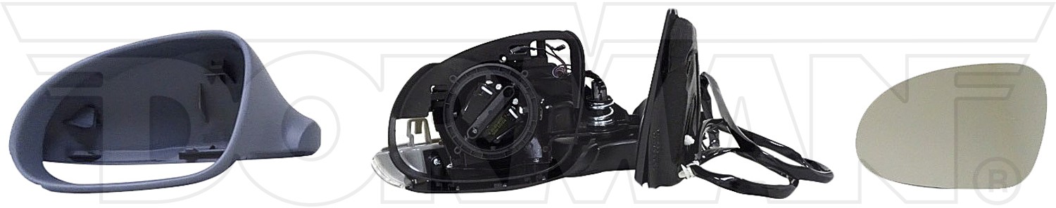 Driver Power Door Mirror Assembly