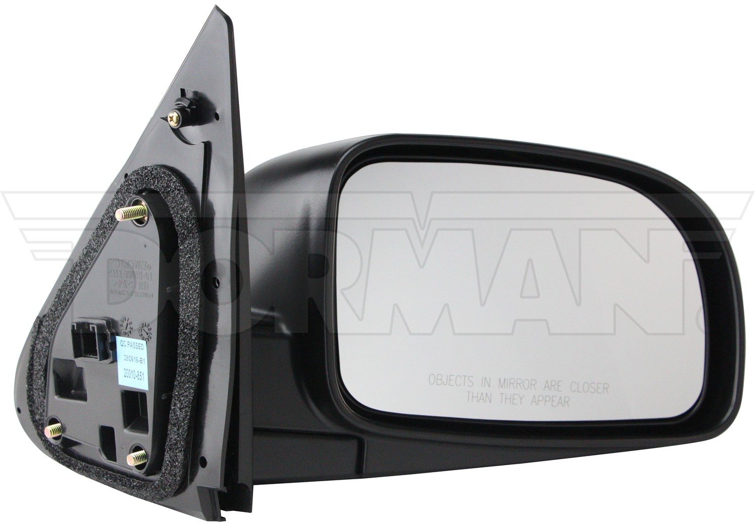 Passenger Power Door Mirror Assembly
