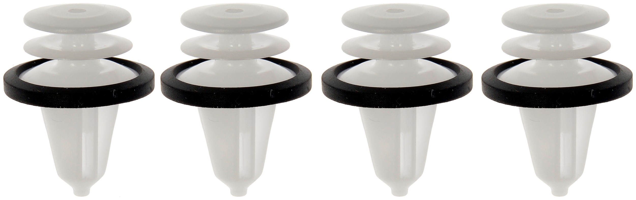 Door Trim Panel Retainer With Sealer - Triple Head Fits 9 MM Hole