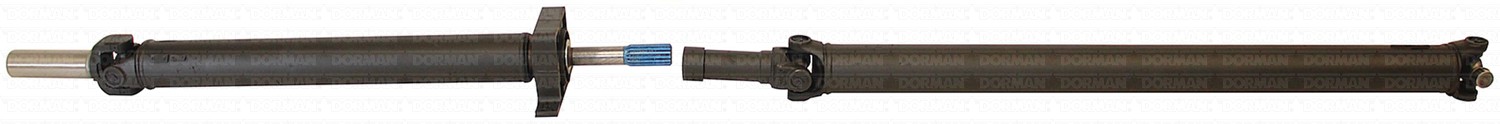 Rear 2-Piece Steel Driveshaft Assembly