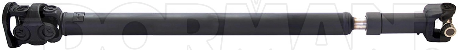 Rear 1-Piece Steel Driveshaft Assembly