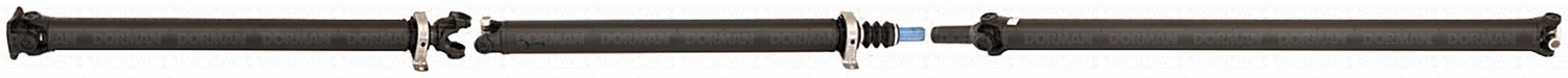 Rear 3-Piece Steel Driveshaft Assembly