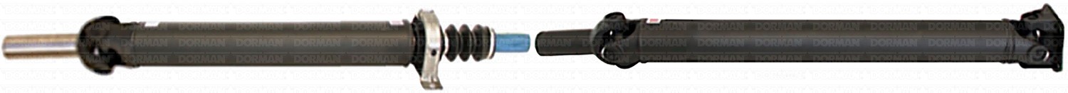 Rear 2-Piece Steel Driveshaft Assembly