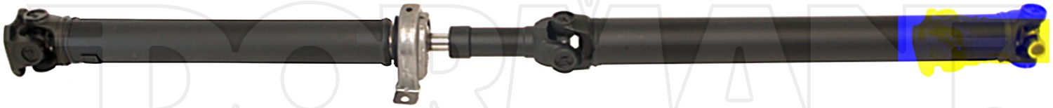 Rear 2-Piece Steel Driveshaft Assembly