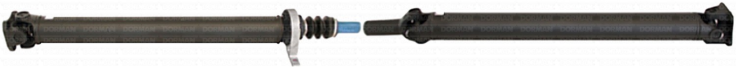 Rear 2-Piece Steel Driveshaft Assembly
