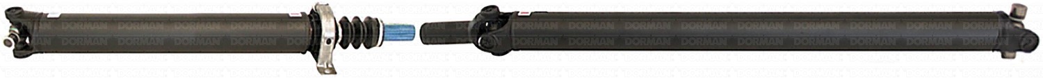 Rear 2-Piece Steel Driveshaft Assembly