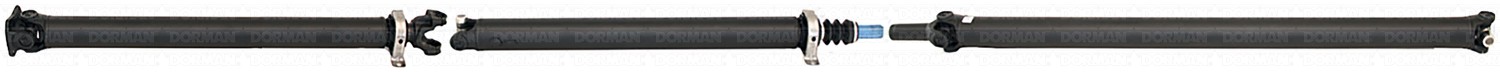 Rear 3-Piece Steel Driveshaft Assembly